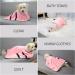 1 Piece Absorbent Pet Bathrobe - Quick Drying Towel for Dogs & Cats | Pink Swim Towel - Buy Online on GoSupps.com