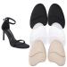 Metatarsal Pads for Women  Anti Sliding Foot Pads for Open Toe Shoes  Forefoot Pads for Women  Ball of Foot Cushions  Shoe Pads High Heel Cushion Inserts Women 3-Pairs Black+beige +Clear