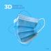 Travel Size Face Mask - 3 Ply Blue Disposable Face Masks for Adults - TSA Approved for Air Travel - 25 Count (5 Packs of 5) - Breathable & Comfortable - Buy Online on GoSupps.com