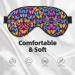 Buy SSIMOO Colorful Butterfly Sleep Mask - Adjustable Breathable & Fashionable Eye Mask for Comfortable Sleep | International Shipping Available - Buy Online on GoSupps.com