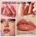 HONGZHUANG 8PCS High Shimmer Liquid Lip Gloss Set - Glitter Nude Lipstick Kit for Full & Charming Lips - Moisturizing Gift Box for Women and Girls - Buy Online on GoSupps.com