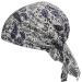 Cool4 Summer Headscarf Beach Bandana Sea Beanie Sun Sun Protection Hat Chemo Cap A04 Natural with Blue Paisley Pattern