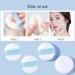 20 Pieces Pure Cotton Powder Puff Soft Face Makeup Powder Puff with Ribbon Girls Makeup Tool for Loose Powder Mineral Powder Body Powder Foundation Concealer Soft & Furry 2.36inch - Buy Online on GoSupps.com