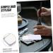 FOMIYES Tools Brow Position Tool Brow Mapping Tool White Box Eyebrow Shape Painting Brow Cream Miss 6.00X3.40X1.20CM White - Buy Online on GoSupps.com