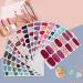MWOOT 16 Sheets Full Wraps Nail Stickers Assorted Leopard Self Adhesive Nail Polish Stickers with Nail File Nail Art Decals Strips Manicure Kits for DIY Nail Art - Buy Online on GoSupps.com