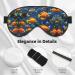 Underwater World Tropical Fish Print Sleep Eye Mask - Soft Eye Cover for Travel & Naps Unisex - Buy Online on GoSupps.com