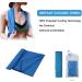U-pick Cooling Towel(40" x 12") Soft and Breathable Chilly Towel Stay Cooling for Sports Workout Fitness Gym Yoga Pilates Travel Camping & More Gold/Blue/Jade/Dark Grey - Buy Online on GoSupps.com