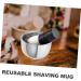 Healvian 5-Stainless Steel Shaving Brush Bowl Set | Portable Aluminum Shaving Cups for Wet Shaving | Ideal Men's Grooming Equipment - Buy Online on GoSupps.com