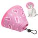 Fanshionstide Halskrause Cat soft cats of the Rewkruff adjustable anti-bite-triggering anti-cat collar protective collar for cats puppies pets after surgery and injuries (s pink)
