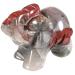 NUPUYAI ELEFANT figure gemstone crystal blissful healing stone lucky charm elephant figure Reiki fengshui decoration (African bloodstone) 916#gray-African bloodstone