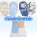 Stretchy Ostomy Support Garment 4 Pcs Set with Round Opening for Ileostomy Stoma - HXCH Colostomy Bag Covers - Buy Online on GoSupps.com