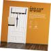 FELTECHELECTR Door Hook Coat Hangers Hat Hanger Towel Rack Hanging Organizer for Coat No Punching Metal Door 50X8cm Black - Buy Online on GoSupps.com