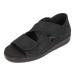 Ortomed open orthopedic shoes women Men's adjustable width sandals association shoes orthopedic insole Velcro microvelour black 36-46 EU 42 EU black 529