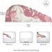 White Horse Pink Flower Hair Towel 2 Pack - Super Absorbent Quick Dry Hair Turbans for Women & Girls - Buy Online on GoSupps.com