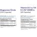 Metabolic Maintenance Set: Magnesium Citrate, Vitamin C, D-3, K2 - 250 Capsules + 60 Capsules - Bone, Immune, Mood, Cardiovascular Support - Buy Online on GoSupps.com
