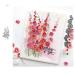 Lapoo 2Pcs Flower Leaf Strip Die-cuts, Holiday DIY Decoration Cut Die, Metal Mould Cutting Dies Scrapbooking, Die Cuts for Card Making Cut Stencils for DIY Scrapbook (Preserved Plum 4.6 x 2.6 in)