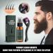 Kit de croissance de barbe avec rouleau Derma Roller en titane kit rouleau barbe 0 5 mm huile de s rum rouleau de croissance de barbe micro-aiguille de barbe kit d'entretien de la barbe  - Buy Online on GoSupps.com