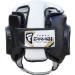 Farabi Sports U Shape Boxing Head Guard | S/M Black/White Headgear for Kickboxing & Martial Arts Training - Buy Online on GoSupps.com