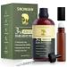 SNOWSEN Hair Growth Oil with Biotin Effective Hair Loss Treatment Thicken and Strengthen for Hair Regrowth Biotin Beard Growth Oil Comes with a Essential Oil Roller Bottle for Women Men