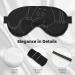 Shop White Elephant Print Unisex Sleep Eye Mask | Soft Comfort Eye Shade for Travel Yoga & Shift Work - Buy Online on GoSupps.com