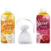 Lenor Fabric Conditioner 42 Washes 1.386L Wellbeing Collection 2 Scents Pack: Gold Orchid & Jasmine & Red Berries + for You: Organza Small Bag