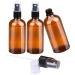 100ml Brown Glass Spray Bottles - Fine Fog Atomizer for Essential Oils Fragrance Aromatherapy - Set of 5 - Buy Online on GoSupps.com