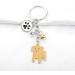 ENSIANTH Dog Keychain - Perfect Gift for Dog Lovers | Puppy & Paw Print Keyring for Dog Owners - Buy Online on GoSupps.com