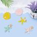 Freemlose 20-Piece Sea Hair Clips Set | Colorful Shell & Starfish Hair Accessories for Girls | Children's Hair Decorations - Buy Online on GoSupps.com