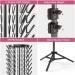 Sunnacate Height Adjustable Braiding Hair Rack 360 Rotatable Hair Rack with 120-Pegs Hair Divider Rack for Braiding Hair Extension Holder Stand for Stylists Braiding Supplies Tools Barber Shop - Buy Online on GoSupps.com