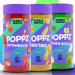 Bubble Mania Bubble Tea pearls |Popping boba pearls tapioka fruit beads and boba pearls - 100% vegan and gluten -free finished for consumption (pack of 3) strawberry mango green apple