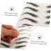 PLAFOPE 4 Sheets Waterproof Eyebrow Stickers Eyebrow Tattoos Stickers 6d Hair-like Eyebrows Stickers Tool 4d 21x14.8cm Black - Buy Online on GoSupps.com