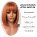 Testar 14 inch Orange Bob Wig for Women | Synthetic Heat-Resistant Ginger Wig for Cosplay & Daily Use - Buy Online on GoSupps.com