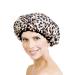 Reusable Oversized Waterproof Shower Cap with Terry Lining - Socialite Safari Spots - Buy Online on GoSupps.com