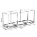 HBlife Clear Acrylic Makeup Brush Holder Organizer - 3 Slot Cosmetic Brushes Storage and Eyeliners Display Case for Vanity - Buy Online on GoSupps.com
