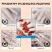 XIFEPFR Gel Nail Polish Remover Kit - Professional 2 Pack with Liquid Latex & Manicure Tools - Remove Gel Polish in 2-5 Minutes - Buy Online on GoSupps.com