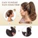 Sofeiyan 13 Long Curly Ponytail Extension - Medium Brown/Light Auburn Mixed - Clip-in Synthetic Hairpiece for Women - Buy Online on GoSupps.com