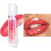 Chili-infused Plumping Lip Oil - Clear Pink Gloss for Hydrated & Full Lips (04#) - Buy Online on GoSupps.com