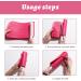Oneleaf Portable Heat Insulated Silicone Mat for Curling & Flat Irons Durable Heat Resistant Pouch for Hair Styling Tools Versatile & Stylish (Pink - Buy Online on GoSupps.com