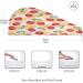 Watercolor Cherry Dry Hair Cap - Quick Drying Towel Set with Button Headband | Super Absorbent & Soft - Buy Online on GoSupps.com