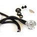 Primacare DS-9295-BK 30 Sprague Rappaport Stethoscope - Ideal for Doctors, Nurses, and Medical Students - Dual Head Cardiology Kit for Men, Women, and Pediatric (Black) - Buy Online on GoSupps.com