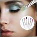 BIUDECO 6pcs Eye Shadow Brush Makeup Eyeshadow Eye Shadow Applicator Lip Brush Transparent Plastic Handle - Buy Online on GoSupps.com