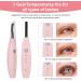 Heated Eyelash Curler UK Portable Heated Lash Curler Electric Eyelash Curler Heated Eyelash Curler Rechargeable - 24h Long Lasting Intelligent Power Off Electric Heated Eyelash Curler (Pink) - Buy Online on GoSupps.com