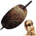 Faux Leather Hair Barrette - Hair Clip With Stick | Oval Barrette Hair Accessory | Leather Hair Clips | Hair Tie Hair Slide Pin Hair Stick Ponytail Hair Pin Headdress Hair Accessories For Women copper - Buy Online on GoSupps.com