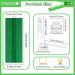 DOITEM 3mm Endless Nylon Zipper Set - 14m with Slider 5 Colors (Green/White) | Perfect for Sewing & Craft Projects - International Shipping Available - Buy Online on GoSupps.com