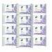 12 Packs of 25 3 in 1 Make-Up Removal Wipes - Pure