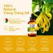 Kukka Ylang-Ylang Essential Oil 118ml - 100% Natural Therapeutic Grade for Skin & Hair Growth - Aromatherapy Diffuser Oil - Pack of 1 - Buy Online on GoSupps.com