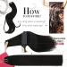 Moresoo 22 Inch Natural Black Clip in Human Hair Extensions - 7 Pieces/120g #1B - Buy Online on GoSupps.com