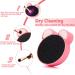 TailaiMei 2 Pack Makeup Brush Cleaning Mat & Color Removal Sponge - Silicone 2 in 1 Cleaner Pad for Wet & Dry Use (Pink & Purple - Buy Online on GoSupps.com
