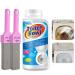 Pumice Toilet Bowl Cleaner with Handle Scouring Stick Remove Toilet Bowl Hard Water Rings Calcium Buildup and Rust Suitable for Cleaning Toilet Bathroom (9.88oz / 280g)