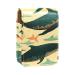 Travel Lipstick Organizer Case Lipstick Case Portable Makeup Bag With Mirror Art Whale Animal Pattern C447e1wubt